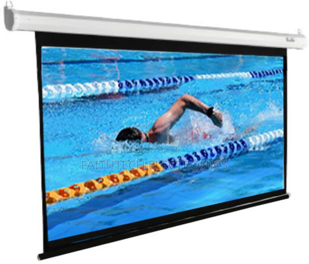 Professional Electric Projector Screen 300 Cm by 300 Cm
