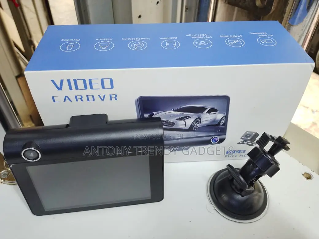 Vehicle Dashboard Camera Dvr With G-sensor & Loop Recording
