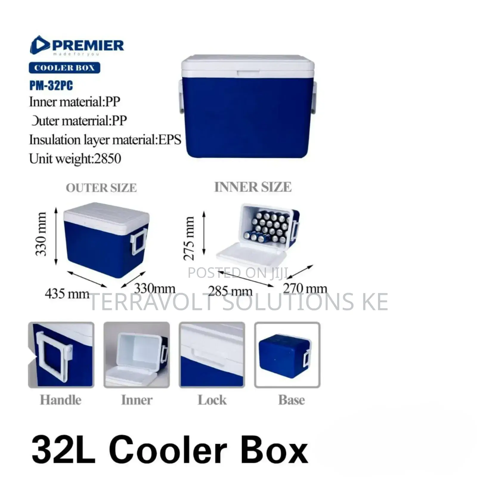 32l Heavy Duty Cooler Box