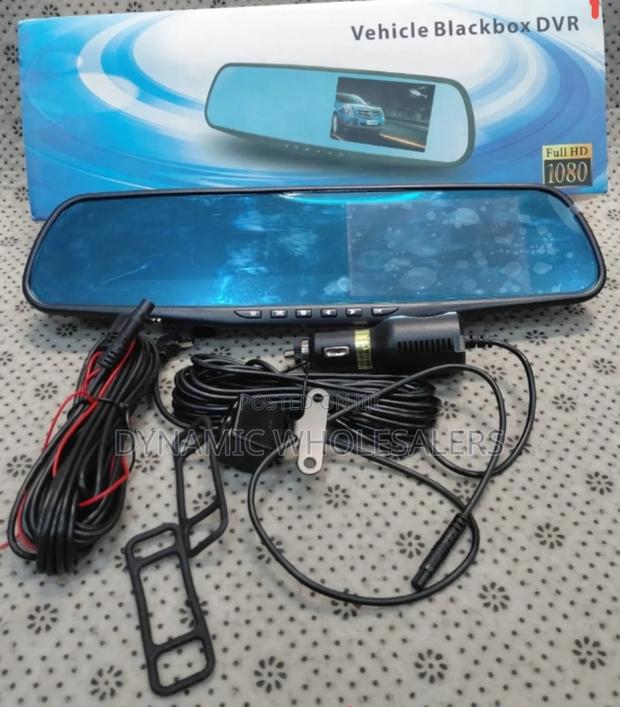 Full Hd 1080p Dual Lens Rearview Mirror Dashcam – New