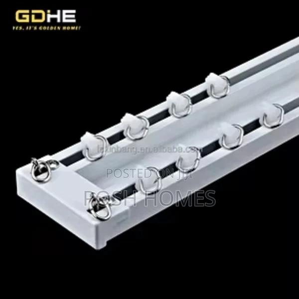 Horizontal PVC Straight Double Rails