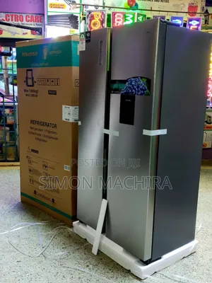 558l Side By Side Hisense Fridge With Water Dispenser