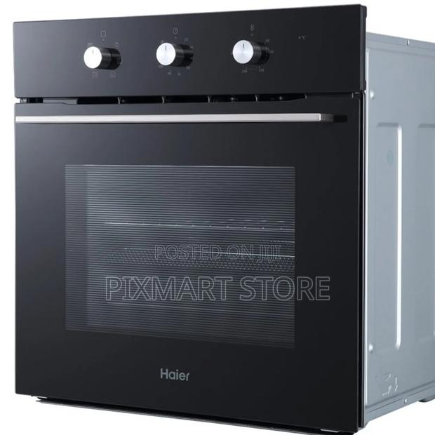 Haier 67l Built-in Multifunction Oven Black - main view