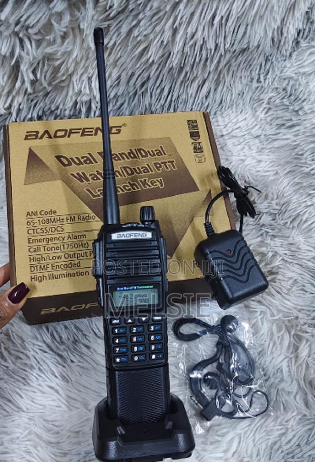 Baofeng Uv82 Walkie-Talkie Radio; Has a Dual-Band Handheld Transceiver