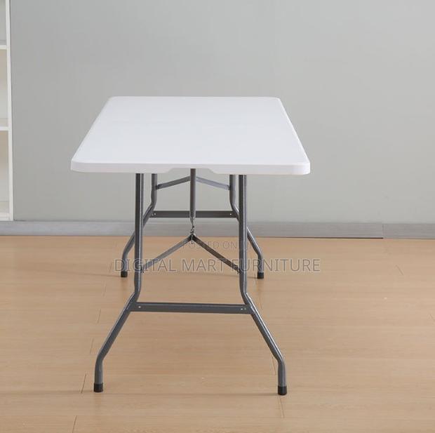 White Four Legged Discussion Table - thumbnail 4