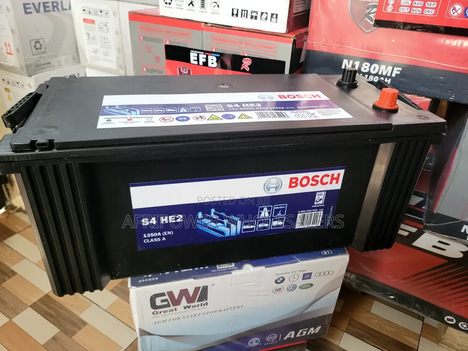 Bosch N200ah Battery for Heavy Duty Commercial Vehicles