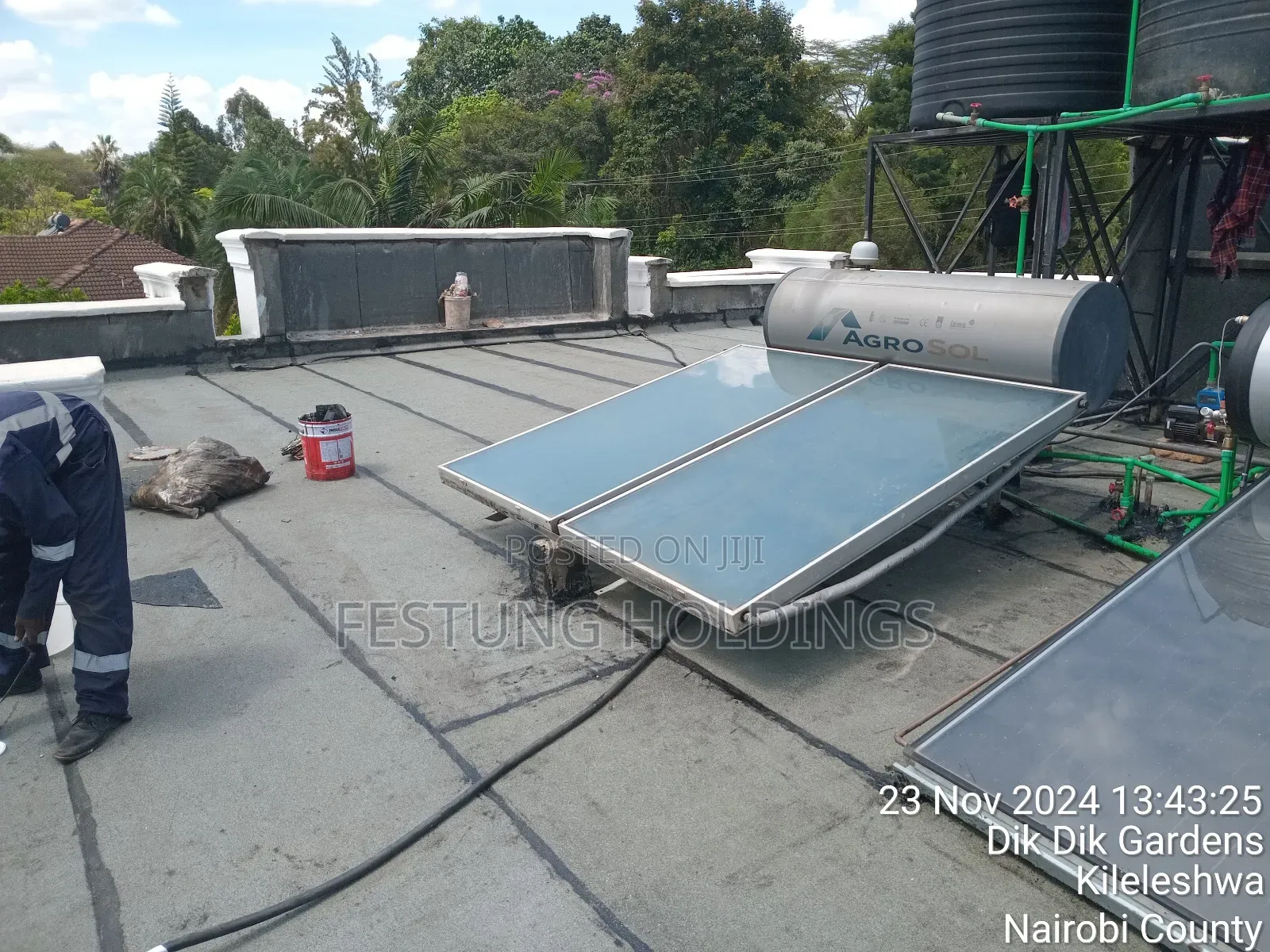 Flat Roof App Membrane Waterproofing Solution