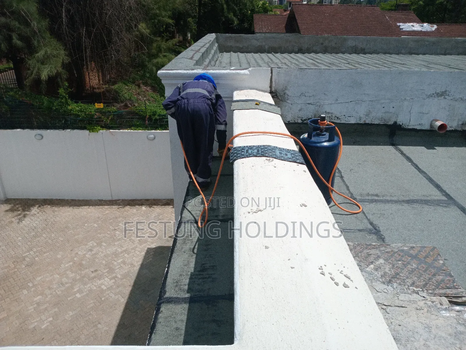 Flat Roof App Membrane Waterproofing Solution