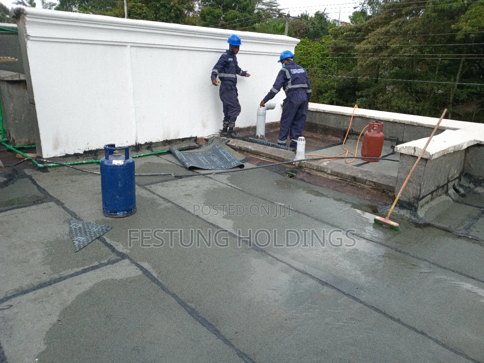 Flat Roof App Membrane Waterproofing Solution