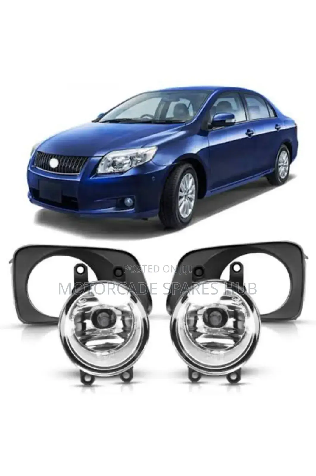 Toyota Fielder 2008 Fog Lights With Covers Set