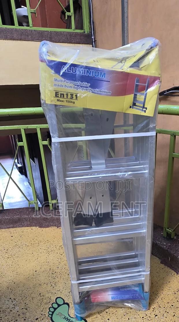 Aluminium 4steps by 5mtrs Ladder - main view