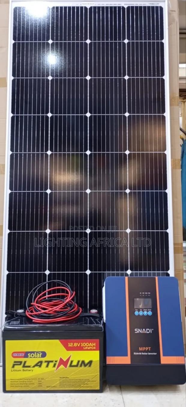 1.2kva Off-Grid System - 100ah Lithium Battery - (2)500w Solar Panels. - thumbnail 3