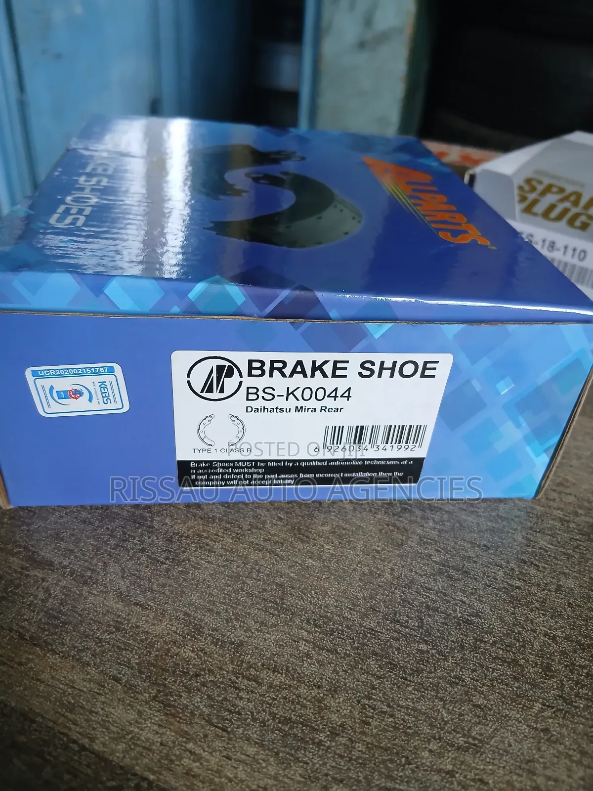 Daihatsu Mira Allparts Rear Brake Lining Bs-.