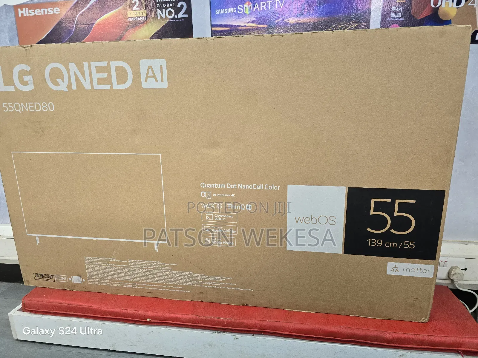 Lg 55” 55qned80 Qned 120 Hz Thinq Ai Smart Tv Webos