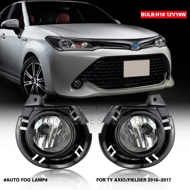 Toyota Fielder/Axio 2015/2016 Fog Light With Covers Set