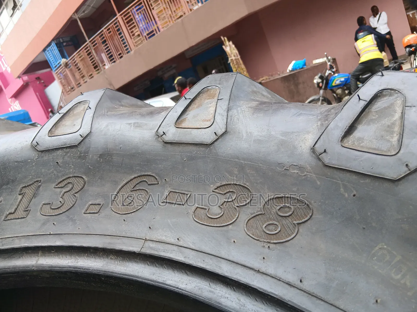 Tractor Agricultural Tyres 13.6-38 Malhotra Nylon Made in India.
