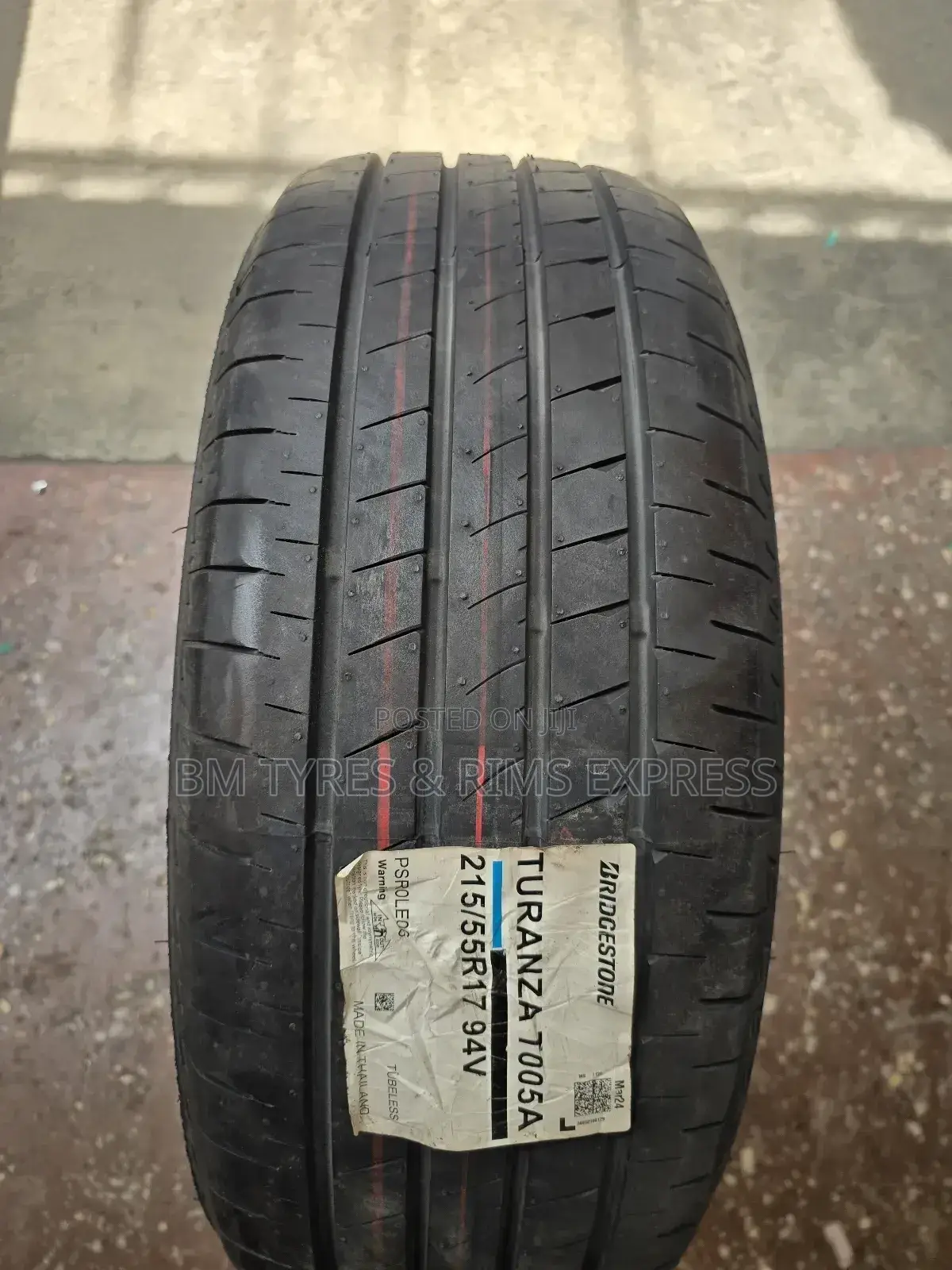 215 /55 R17 Brigstone Tyres.