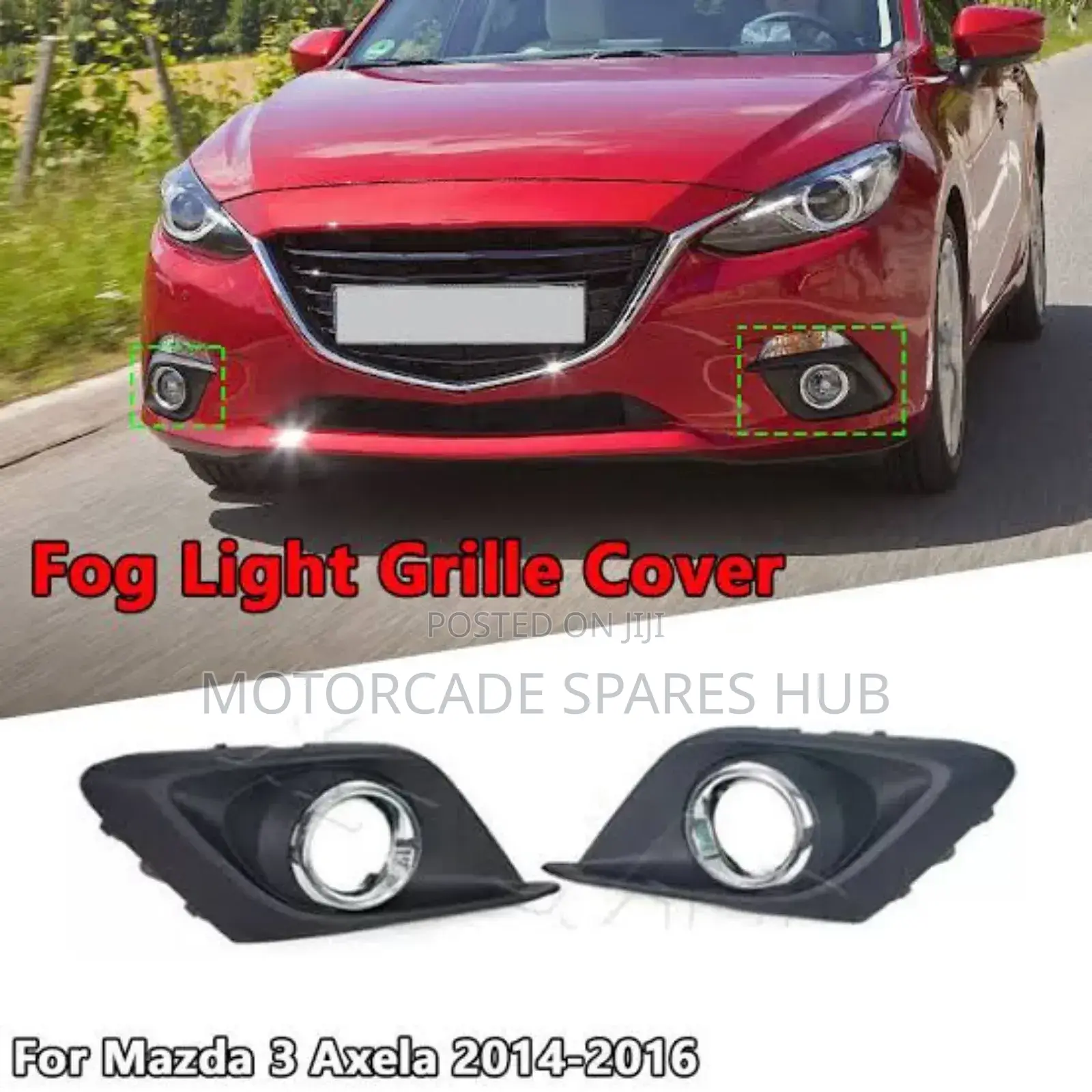 Mazda Axela 2014/2015 Fog Lights Bumper Covers