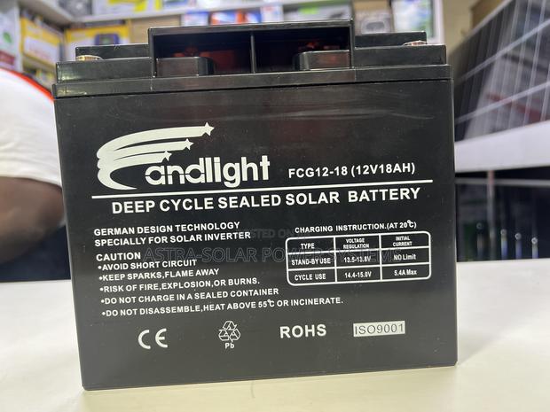 Andlight 12v 18ah Gel Battery - main view