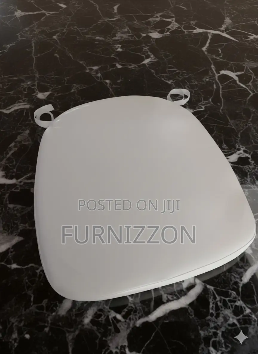 Elegant White 4cm Cushion for Chiavari Chairs