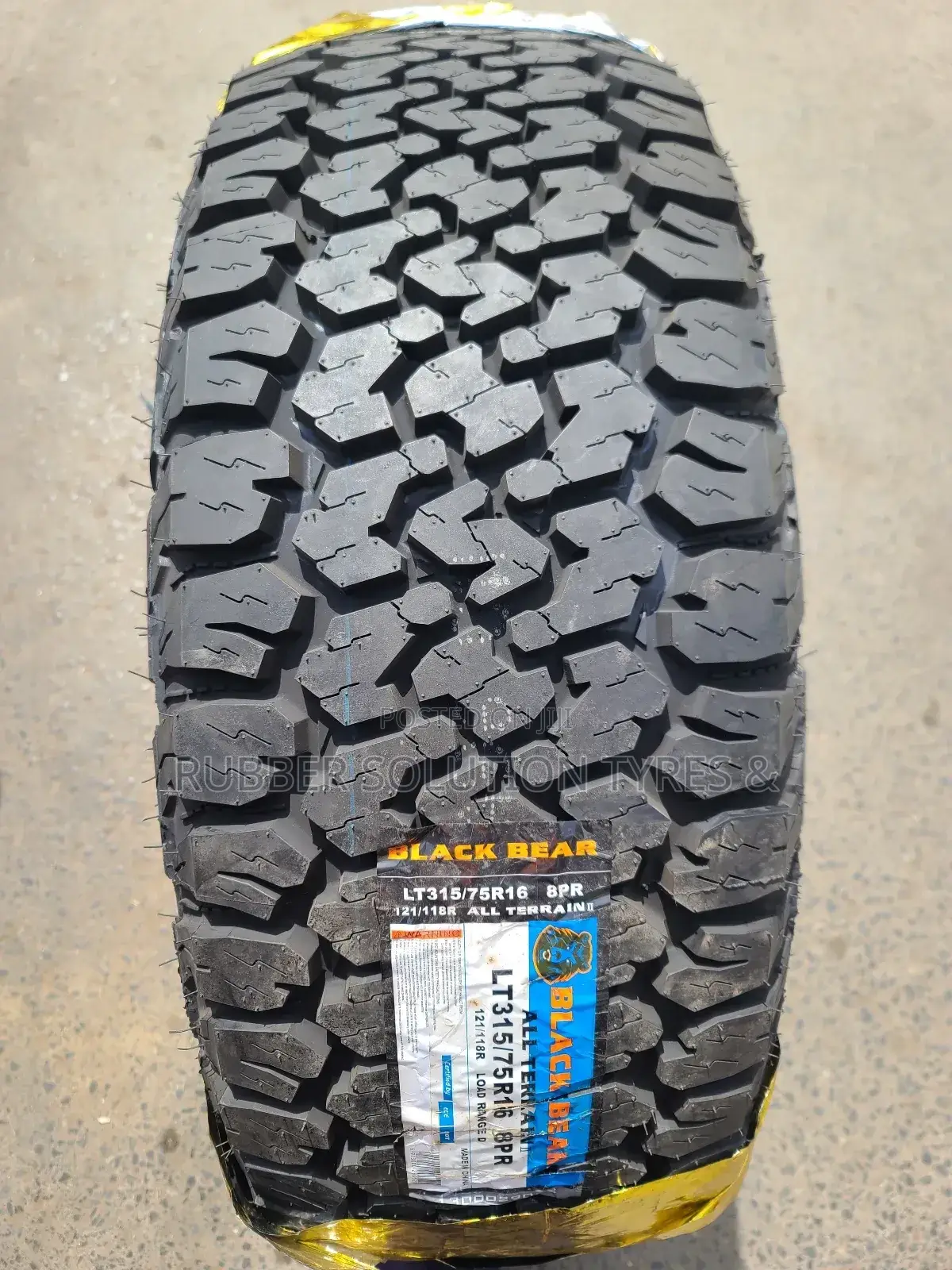 315 /75 R16 Blackbear Tyres All-Terrain Lt 8pr
