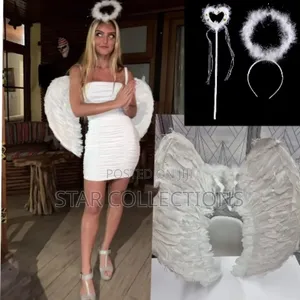 Big White Angel Wing Set