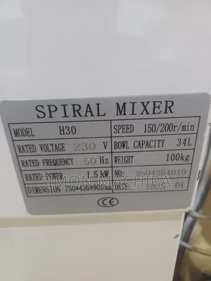 Commercial 35kg Spiral Mixer