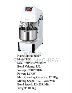 Commercial 35kg Spiral Mixer