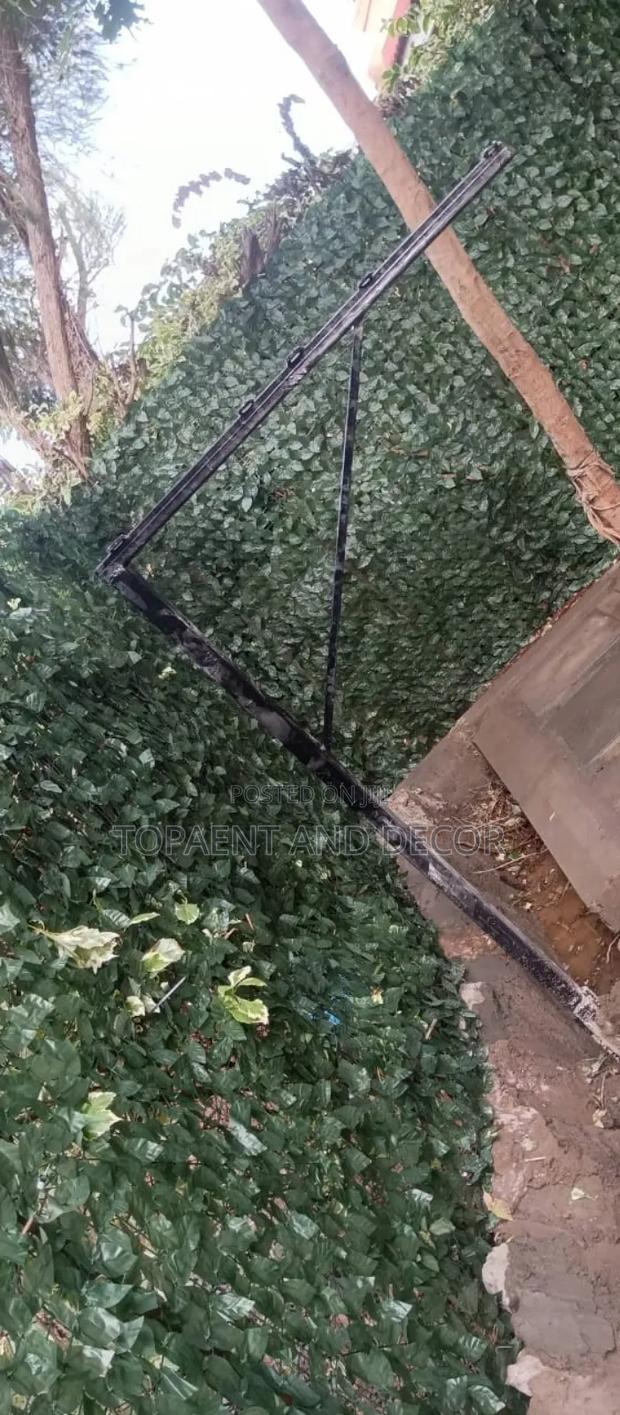 Green Weather Resistant Artificial Privacy Fence