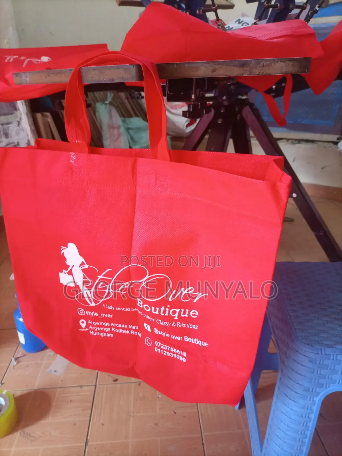 Bags Screen Printing