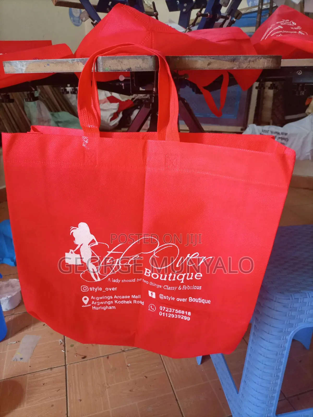 Bags Screen Printing