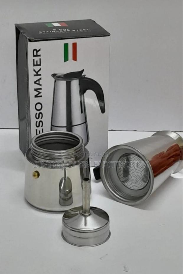 600ml Stainless Steel Coffee Pot - thumbnail 2