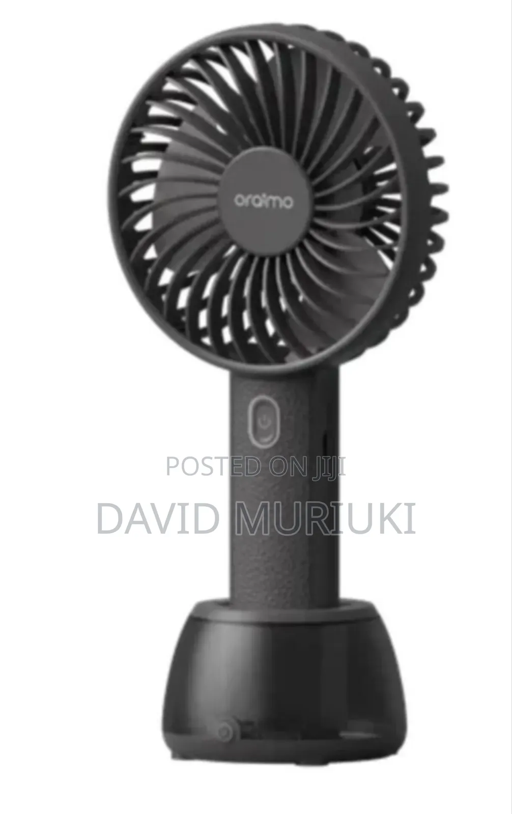 Oraimo Smart Handheld Fan 2 Ohf-201a Handheld Fan With Light Base