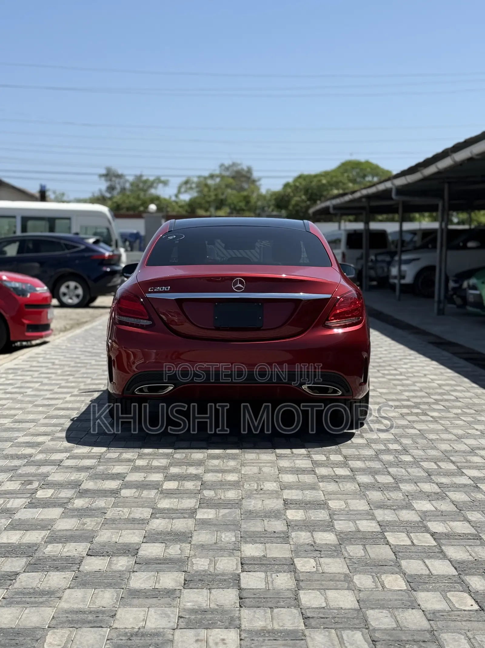 Mercedes-Benz C200 2018 Red