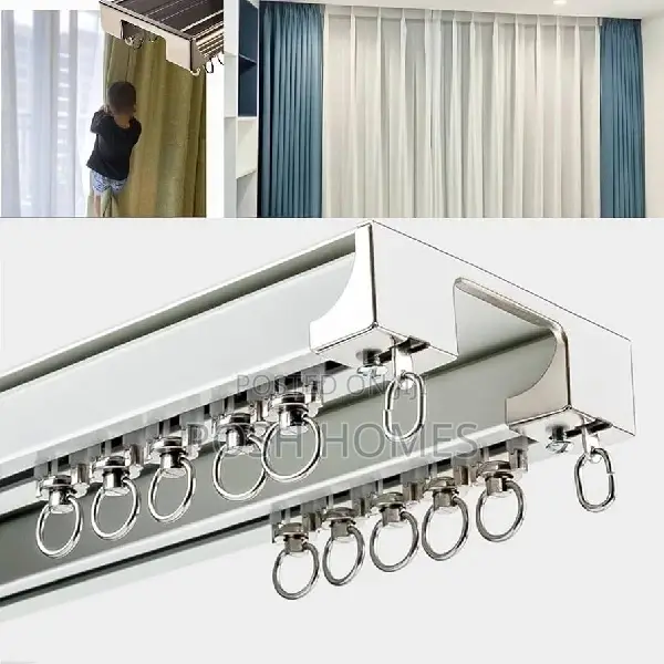 PVC Double Curtain Tracks