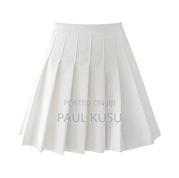 White Pleated Tennis Skirt Available in Several Sizes and Colours - thumbnail 3