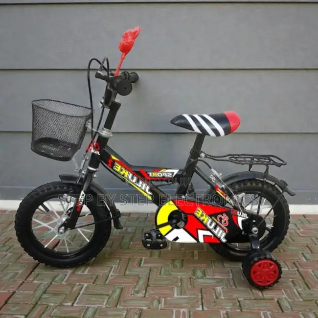Front Basket 16 Inch 4-7 Years Children Kids Cartoon Bike