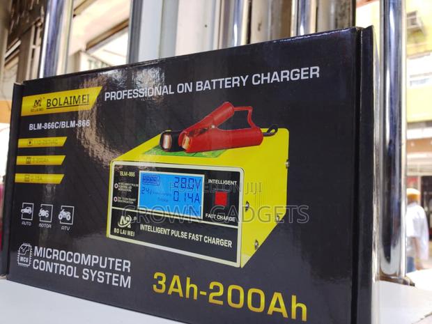 Intelligent Pulse Battery Charger BLM-866 for Cars Bikes - thumbnail 2