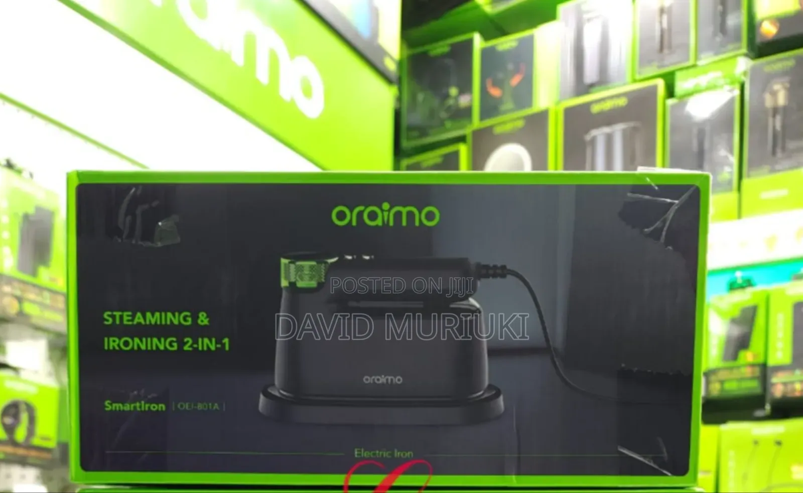 Oraimo Smart Iron Oei-801a 1740w Steaming Ironing 2 In1 Electric Iron