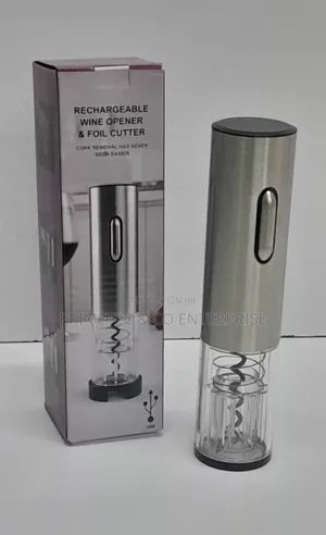 Electric Wine Bottle Opener With Foil Cutter