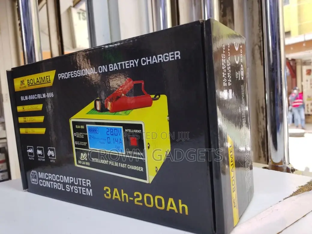 Fast Charging BLM-866 Intelligent Battery Charger for Vehicles