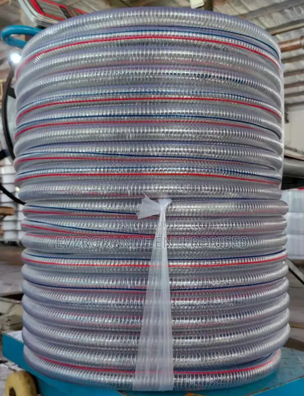 Suction Pipe Clear Wired 4 Inches X12 M Heavy Duty