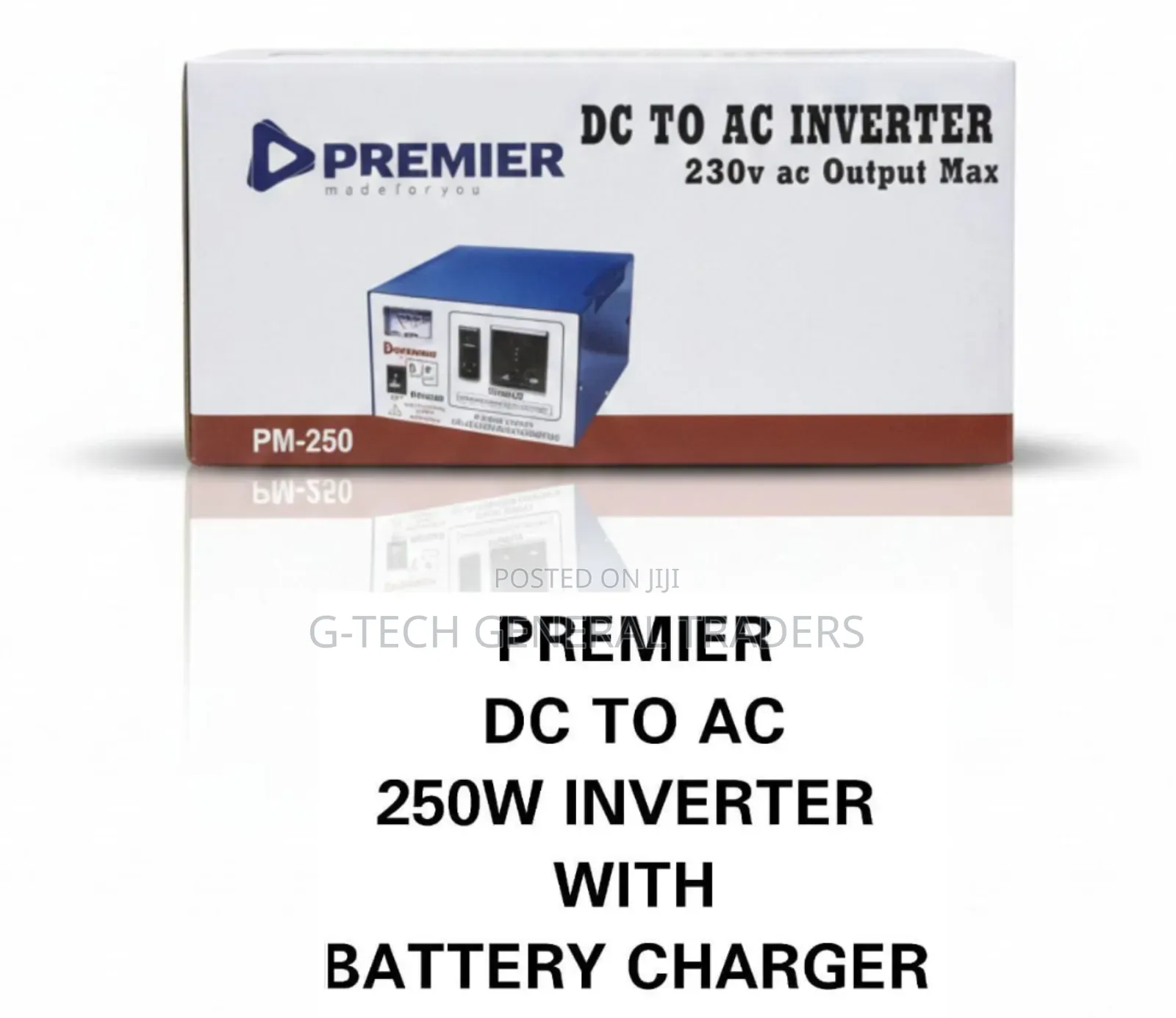 Premier Pm-250 Dc to Ac 250w Inverter With Battery Charger