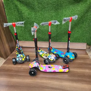 Adjustable Handle Graffiti Scooter