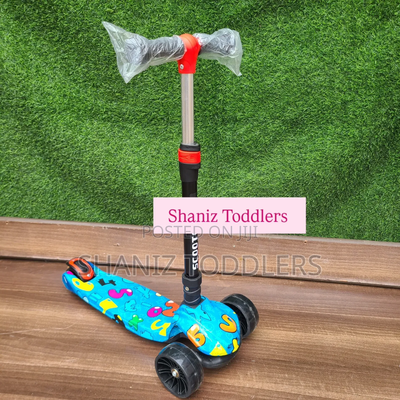Adjustable Handle Graffiti Scooter