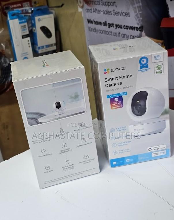 Ezviz Ty1 Smart Indoor Wifi Camera 1080p With Pan Tilt, Night Vision