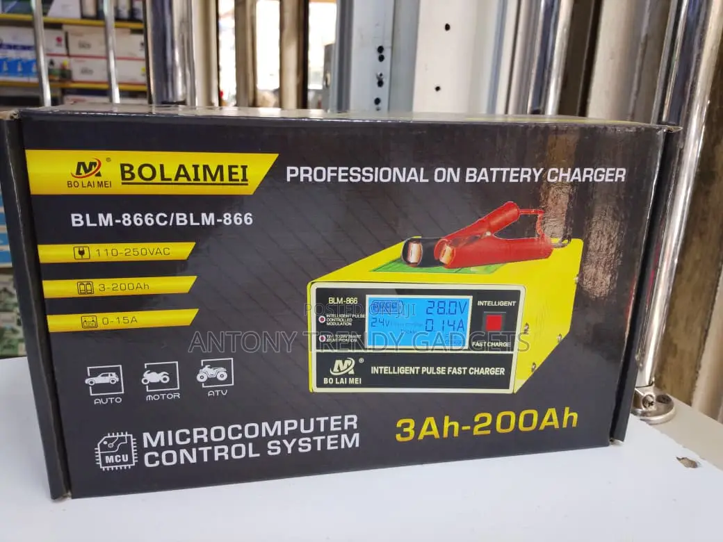 Bolaimei Blm-866 Fast Charger For 12v & 24v Batteries