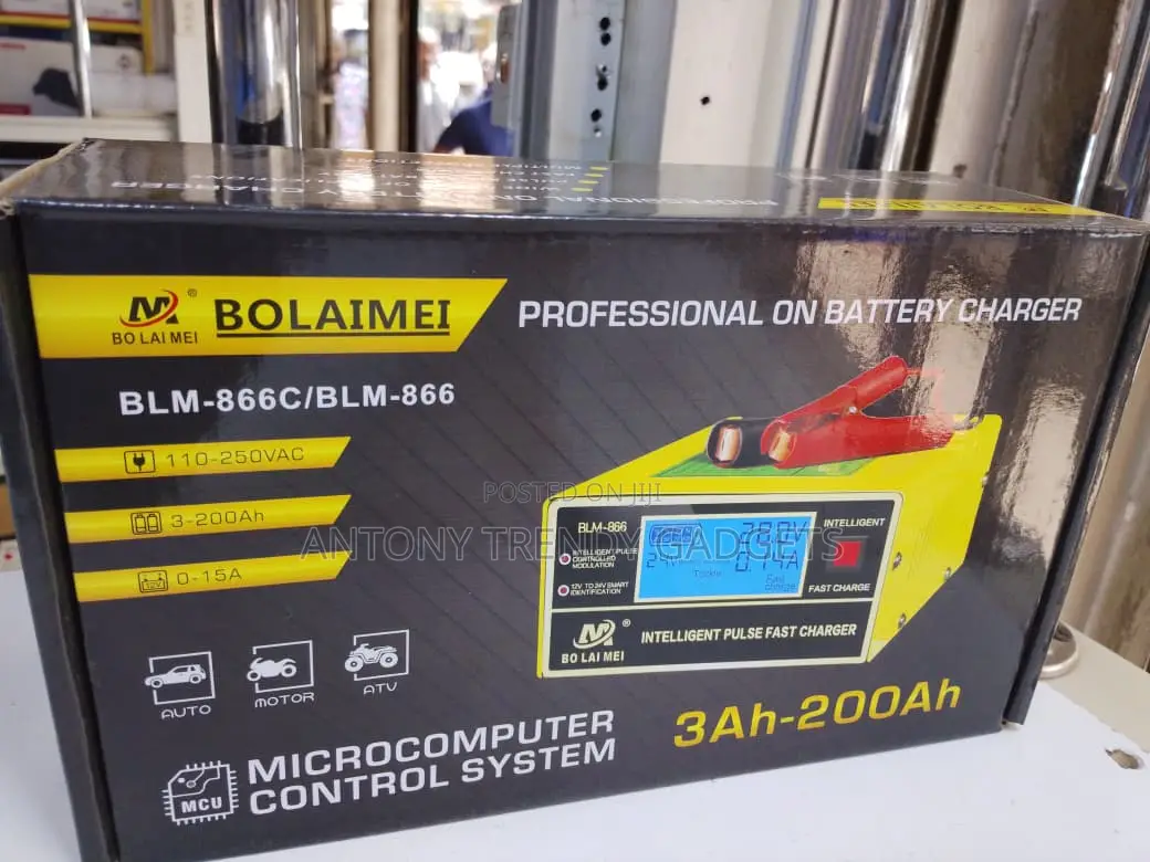 Bolaimei Blm-866 Fast Charger For 12v & 24v Batteries