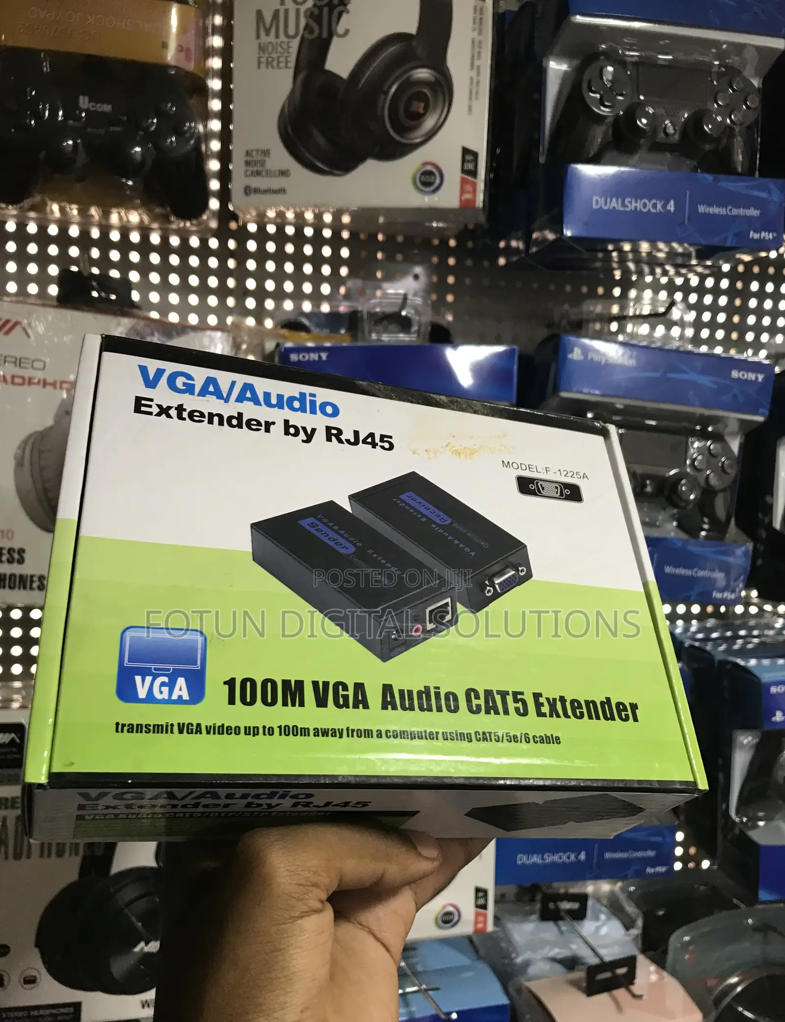 100m Vga Audio Extender Kit - Over Single Cat5e/Cat6 Cable