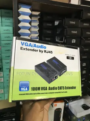 Vga + Audio Extender Set 100m-for Classroom Church Projector Systems